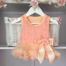Peach Baby Belle Tutu Dress